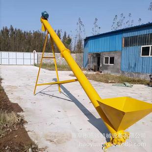 生产165管径不锈钢无轴上料机螺旋输送机送料机自动喂料蛟龙