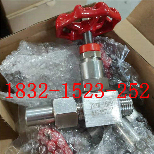 J23W-64P/160P 304不锈钢外螺纹对焊接式针型阀Φ14Φ16-M20*1.5