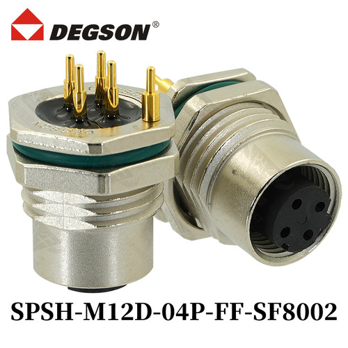 DEGSON圆形连接器SPSH-M12D-FF