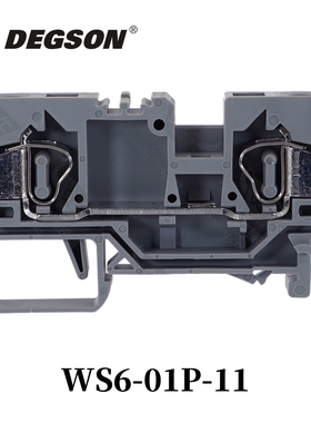 WS6-01P-11-00ZH原装正品DEGSON高松回拉式导轨式凤凰ST6接线端子