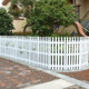 防腐超厚实大型实木栅栏户外白色围栏篱笆庭院花园护栏 碳化新款