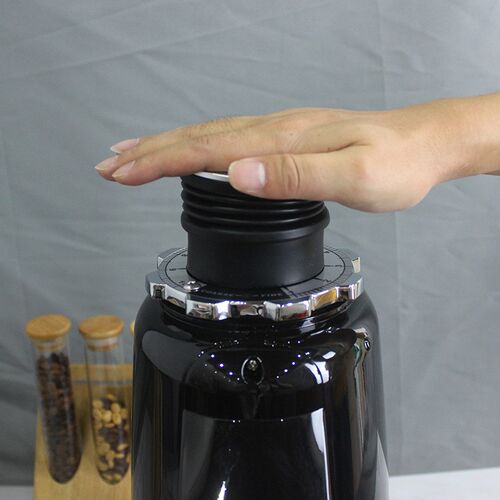 原装DF64意式咖啡磨豆机小豆仓漏斗按压伸缩吹气豆W仓清理磨盘残
