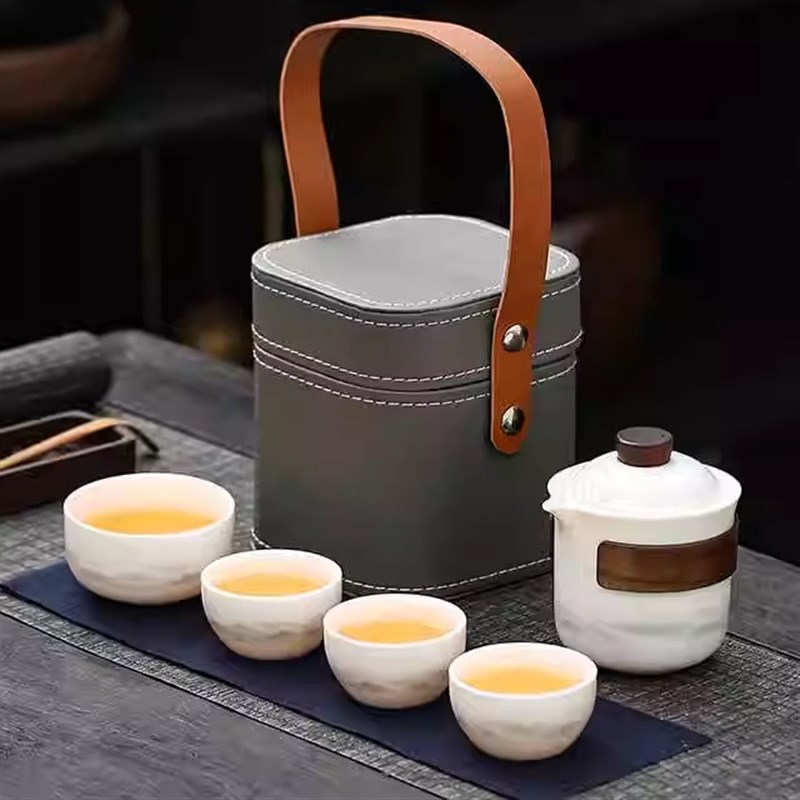 便携式旅行茶具套装高档客户伴手礼物会公司议活动R纪念品LOGO定