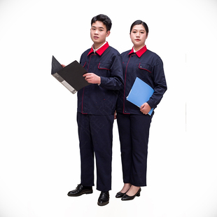 长袖工作服套装男女秋冬季加厚保洁汽修电焊工S地工厂劳保服套装