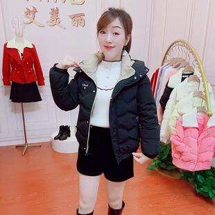 短款棉衣棉服女冬季2024新款爆款时尚洋气小个子连帽加厚保暖外套