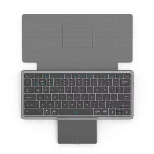 无线蓝牙键盘平板手机电脑带PU皮革 新品 隐藏式 触摸板便携式