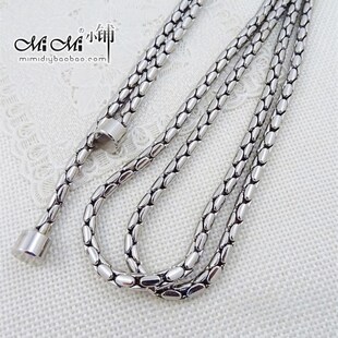 高档4MaM银色全铜包链 女包蛇头包链条包链 铜链 两侧拧螺丝包带