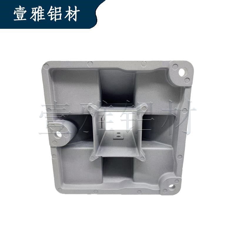 壹雅 脚座6464/8080 铝型材方管围栏地脚输送线配件Y固定底座配件