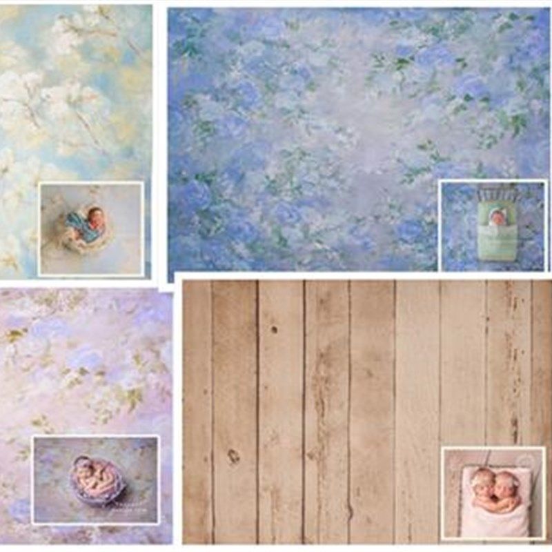 影楼百天宝宝儿童拍摄背景布新生儿童写真拍照照相平铺俯拍背景布