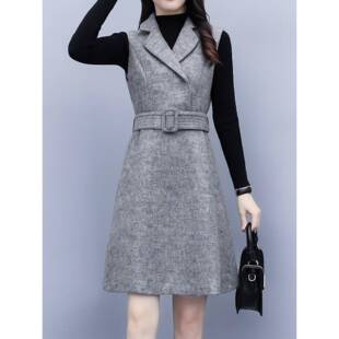 教资面试服装女冬季教师女装职业小个子套装裙子演讲比赛连衣裙冬