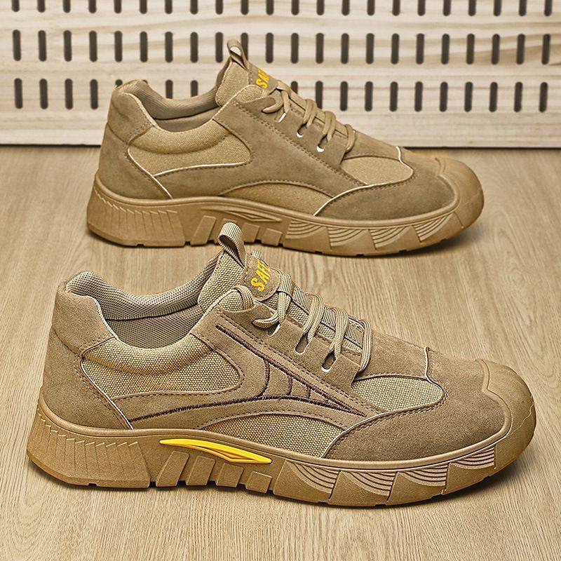 劳保鞋男士春秋季新款潮流网面休闲鞋轻便百搭运动鞋低帮透气工装,流行男鞋,工装鞋,淘宝优惠券,粉丝福利购,淘宝优惠卷
