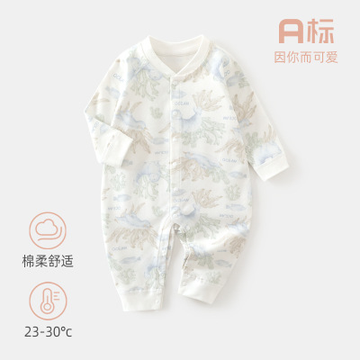 新生连体衣全棉宝宝爬服婴儿哈衣