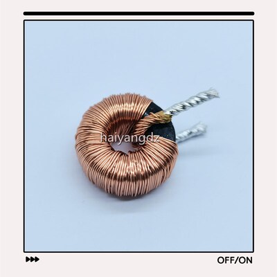 27MM-7UH 0.5线 40A 20根并绕铁硅铝环形电感储能电感大电流电感