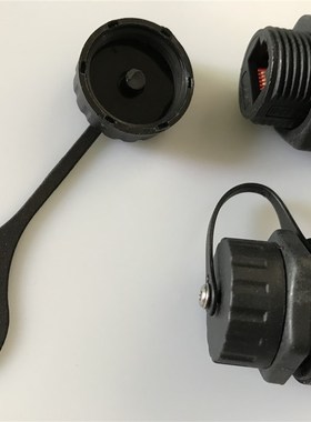 RG45-M19前装面板螺纹固定安装式母端输出RJ45网络网线防水接头