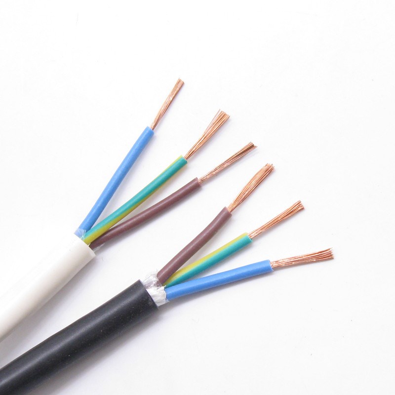 起帆电线电缆RVV3x0.5平方圆护套软线J全纯铜国标三芯电源线控制