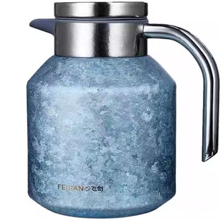 飞剑纯钛焖茶壶机械温显闷泡水壶家用办公室泡茶大容量高端保温壶