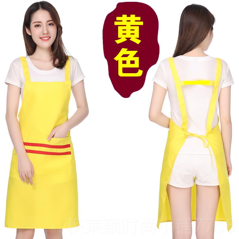 正品围裙o定制lgo印字印图案围裙韩版时尚女厨房工作服男士围情侣图片