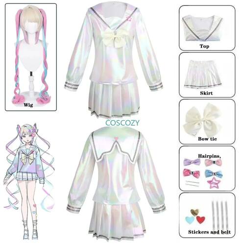 Game NEEDY GIRL OVERDOSE KAngel Cosplay Costume Lolita