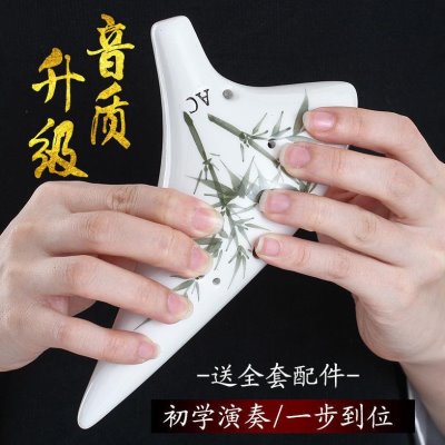 中音入门雅风6专业陶笛12孔学生孔二埙ac千年乐器初学者演奏十陶