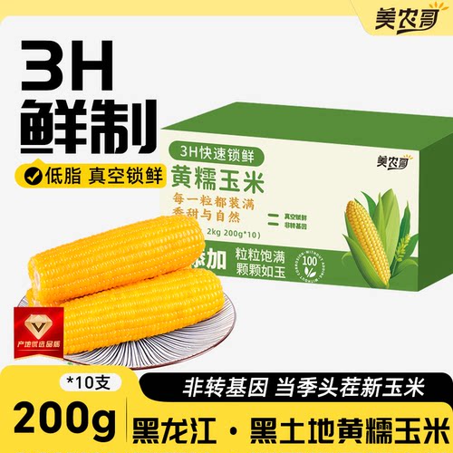 东北黄糯玉米软糯粘粒当季新货