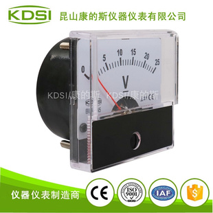 。厂家供应 康的斯指针式直流电压表 BP-45 DC25V