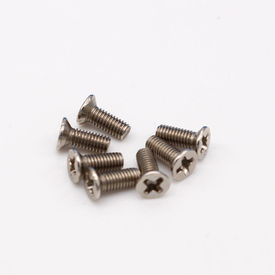 。KM沉头电子小螺钉镀镍平头十字螺丝电子玩具螺丝M2 M2.5