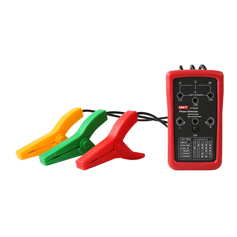 。优利德UT262D非接触式相序仪三相交流电相位计相序表相位表检测