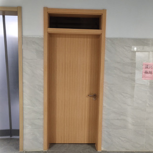 习水县学生宿舍寝室门 学校内开门 带上亮 实木套板 森工生产厂家