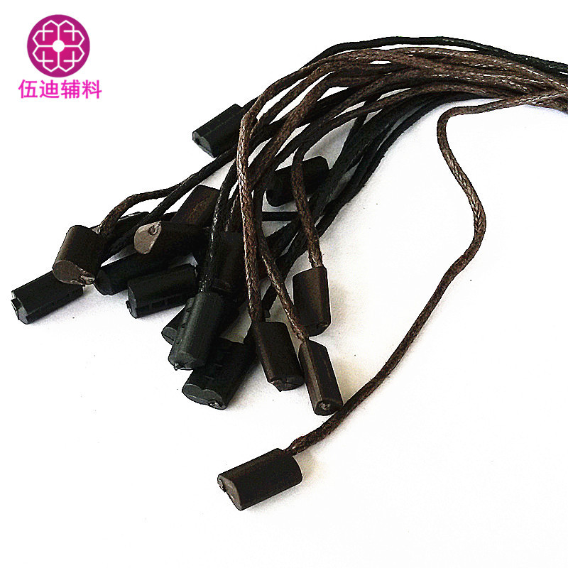 厂家直销现货通用吊粒 服装吊牌绳 牌线蜡线吊绳 一包起批可定