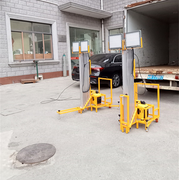 SFW6132数码变频发电机移动照明灯车梯形升降LED移动工作灯2*150W
