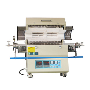 莱步科技KTL1400-1400-80管式炉  双温区管式炉 高温电炉 管式炉