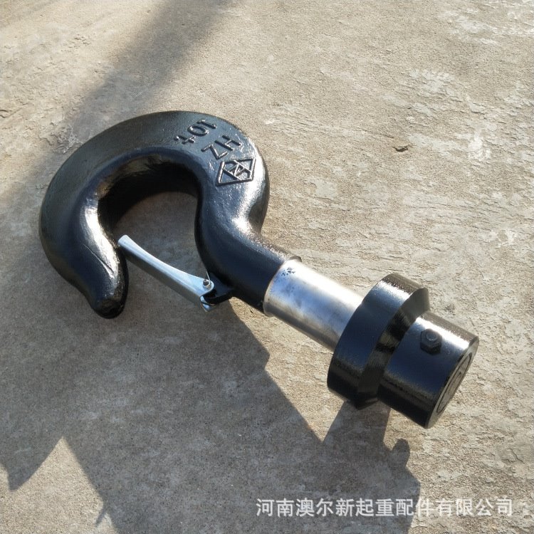 厂家销售 起重机吊钩挂钩钩头 32t吊钩组钩头带帽 加长钩头带帽