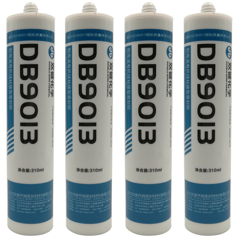 双键DB9013半流淌9013-1膏状耐高温有机硅粘接型密封胶310ml100ml