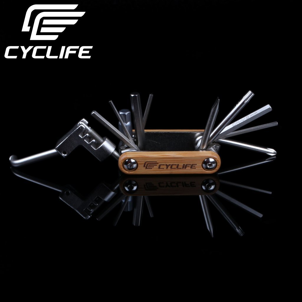CYCLIFE CL-601A自行车组合折叠工具11合1带截链器T25扳手
