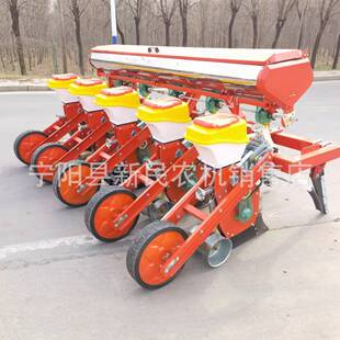 5行深施肥悬浮玉米播种机种肥同施大豆点播机高粱播种机有现货