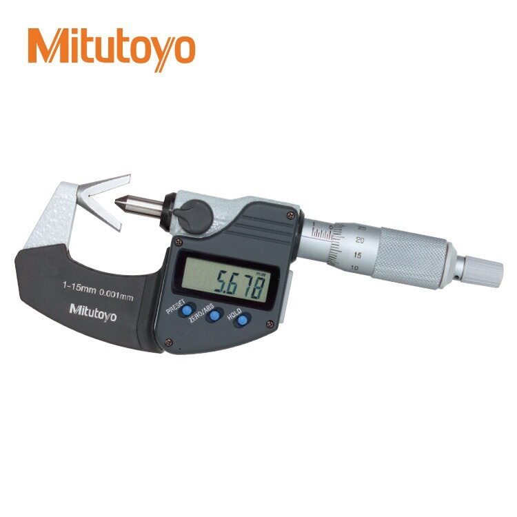 三丰V型测砧千分尺314-252-30测砧数显千分尺10-25mm千分尺