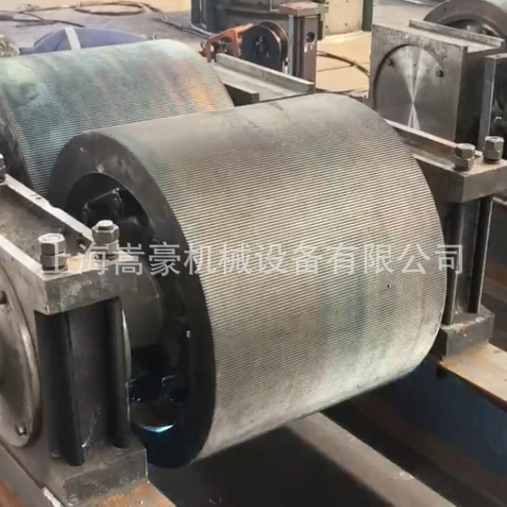 现货供应螺纹辊圈对辊破碎机 油料农作物大豆玉米碾压式粉碎机