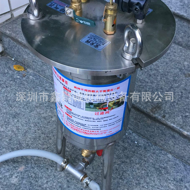 荣志10升白乳胶 喷胶机易清洗不锈钢下排式304不锈钢喷胶机批发