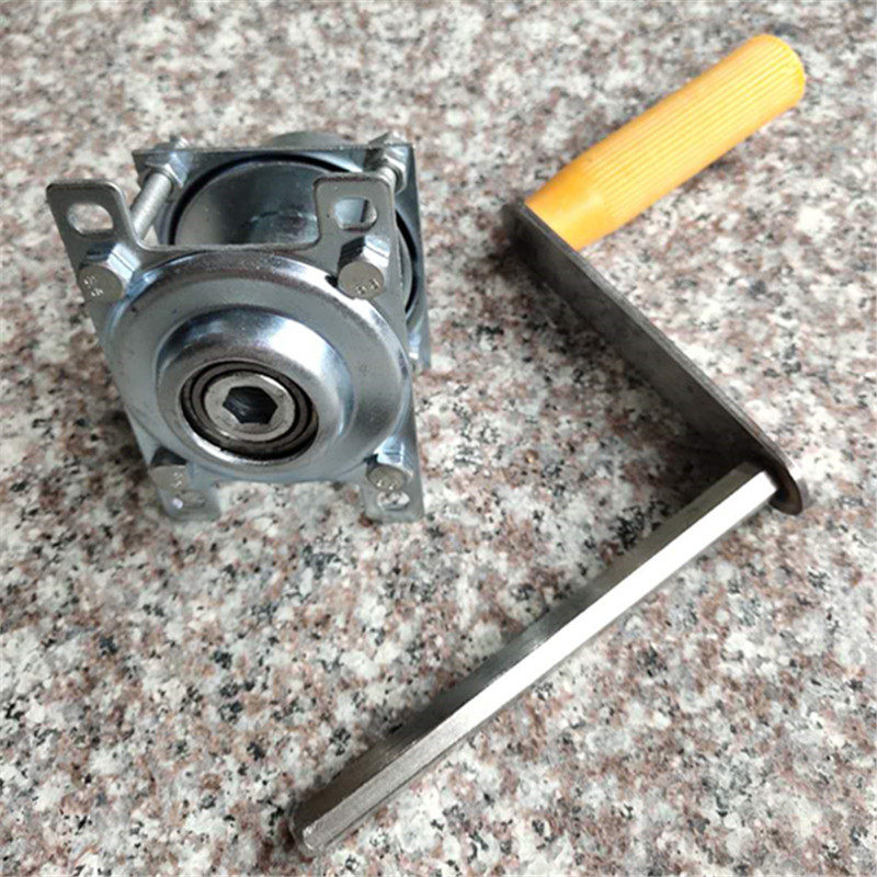 户外旗杆手摇升降器绕绳器手摇杆内置手摇绕线器旗杆配件手搅盘