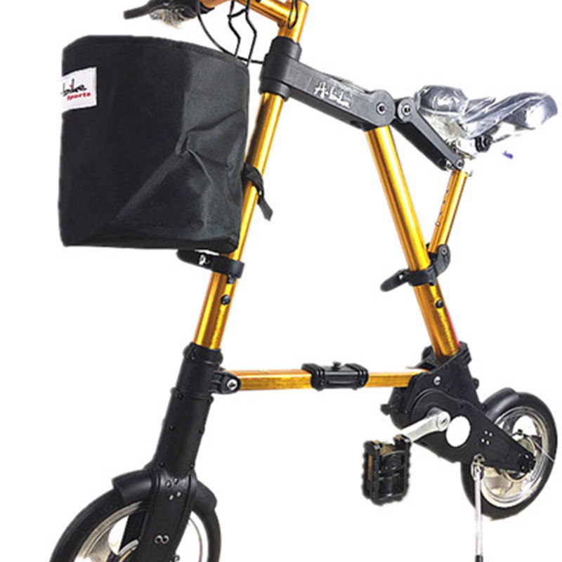 折叠自行车8寸10寸abike超轻迷你学e生男女脚踏车代步健身便携单