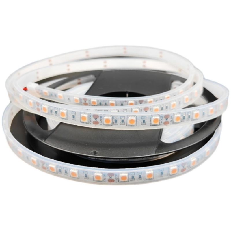 12伏粉色led灯带24v紫色氛围软灯条505I0贴片户外防水2835高亮低