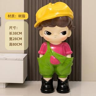 饰品乔迁礼品 大型落地潮玩摆件存钱罐轻奢高级客厅电视柜旁家居装