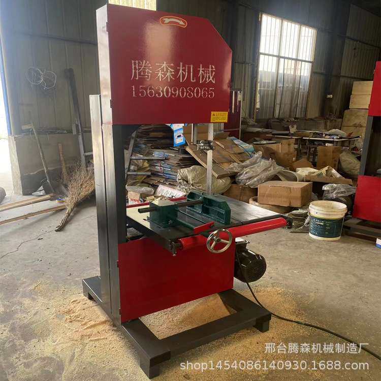小型家用木工带锯机直线曲线圆木开板开方切割轻便式推台配件