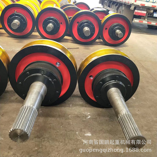 600/700/800mm起重机行车轨道轮电动平车港机轮单双边角箱轮