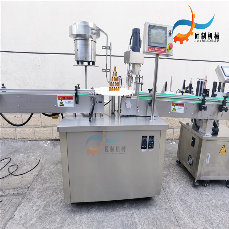 2ml西林瓶灌装轧盖贴标机 西林瓶灌装锁盖机 小剂量液体灌装设备