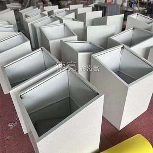 多规格预制水磨石花箱成品预制生产到场直接摆放来图生产商场