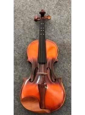 VLA-8小提琴枣木本色镶铜件镶音节点手工高端背板枫木面板云杉