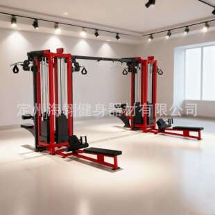 八人站多功能综合力量训练器大飞鸟训练器高低拉龙门架组合训练器