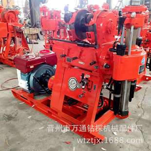 工程地质勘察钻探GK-180型自带泵勘探钻机岩心钻机打井机（常柴）