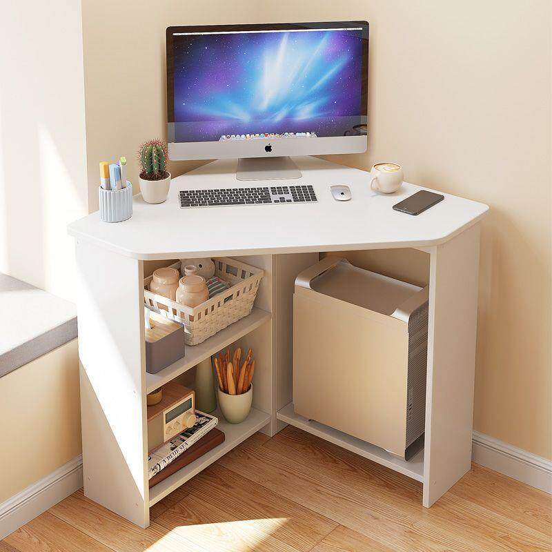 小型转角电脑桌台式家用办公桌简易桌子卧室墙角书桌学生写字桌子